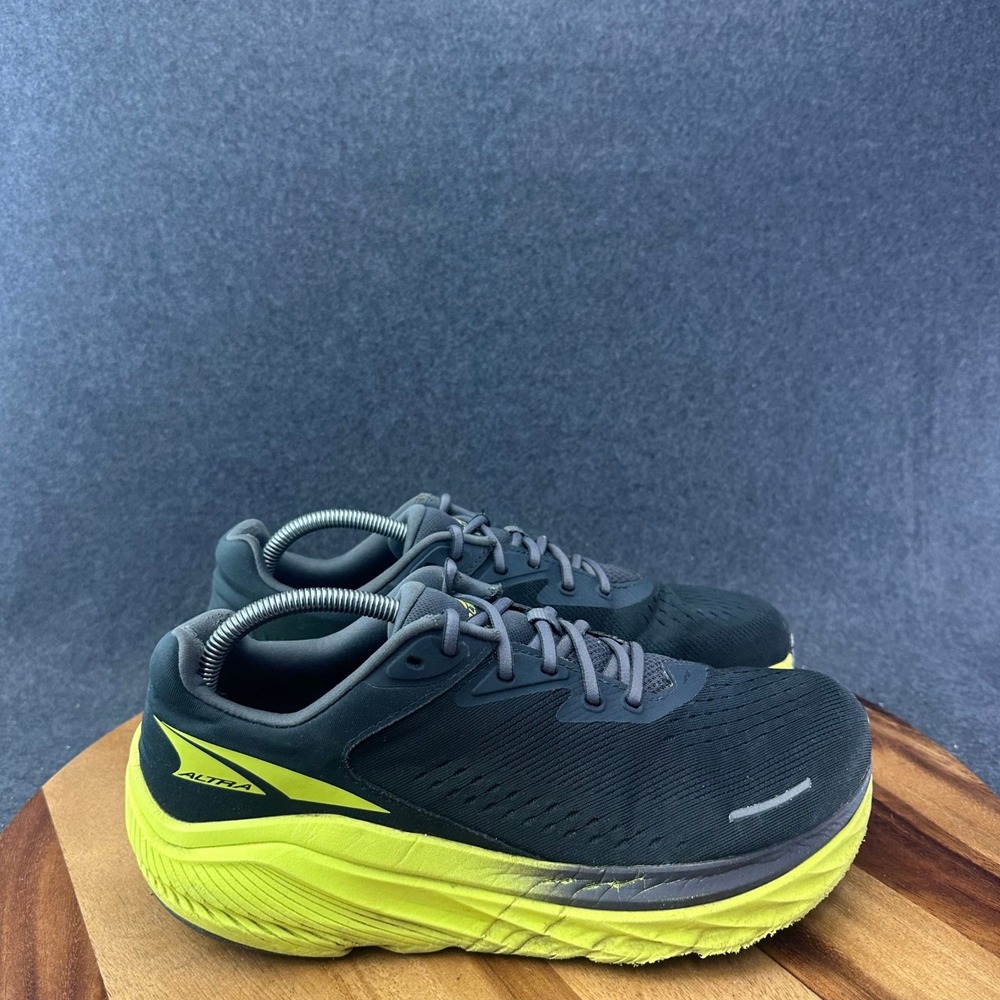 ALTRA Mens VIA Olympus 2 Black Green Running Sneaker Shoes Sz 10M ALOA85NA043